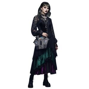 Dolls Kill Welcoming Haunts Haunted House Bag Purse Goth Crossbody Alternative